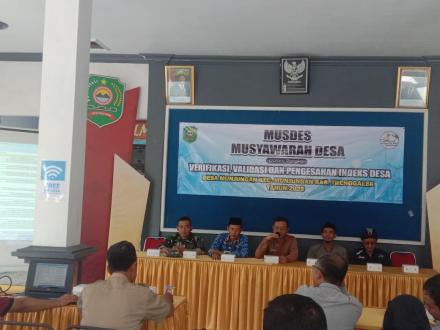 MUSDES MUSYAWARAH DESA DALAM RANGKA VERIFIKASI,VALIDASI DAN PENGESAHAN INDEKS DESA TAHUN 2025